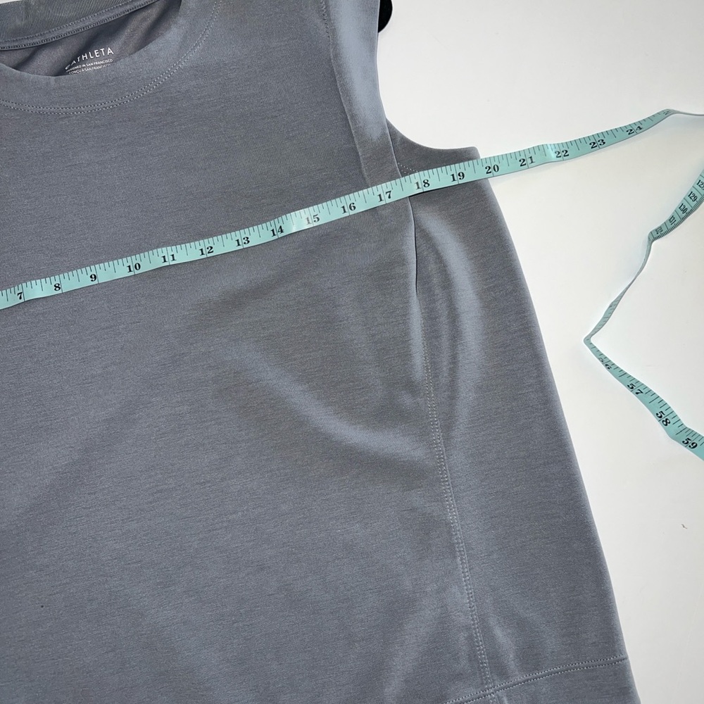 Athleta Gray Muscle Tee for Women size M - Picture 7 of 8